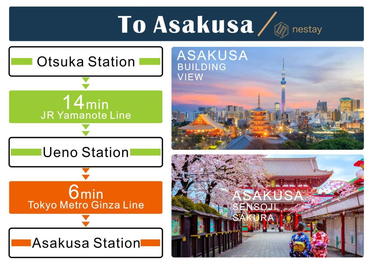 Nestay Inn Tokyo Otsuka 403 Dış mekan fotoğraf
